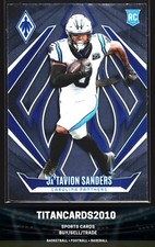 Ja'Tavion Sanders 2024 Panini Phoenix Rookie RC Carolina Panthers #194
