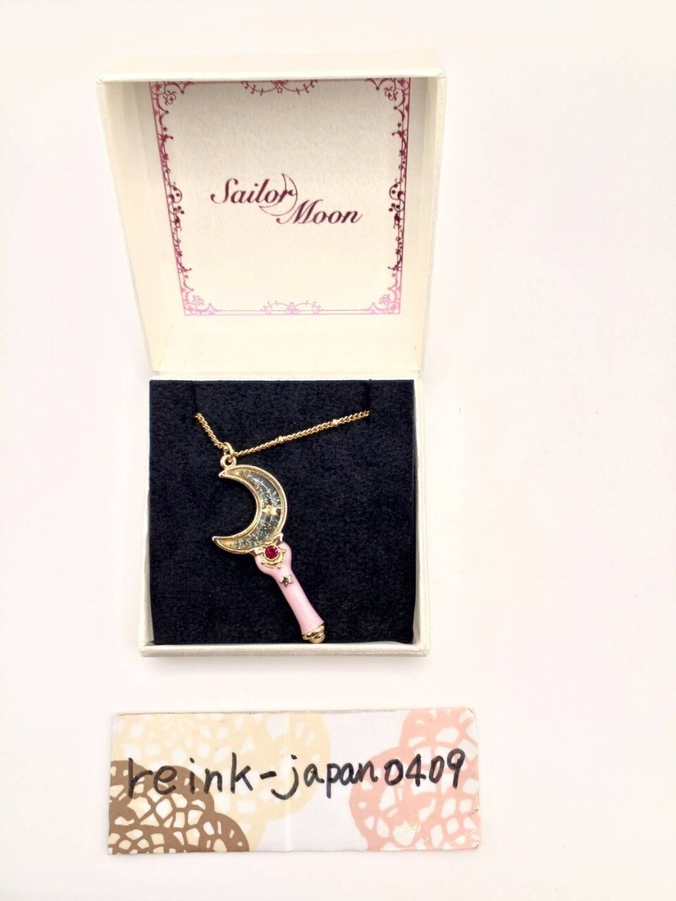 Sailor Moon Moon Stick Varita Colgante Collar Fan Club 2017 Japón Limited De JP