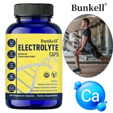 Electrolyte Supplement Hydration Capsules w/ Potassium Replenish 120 Capsules