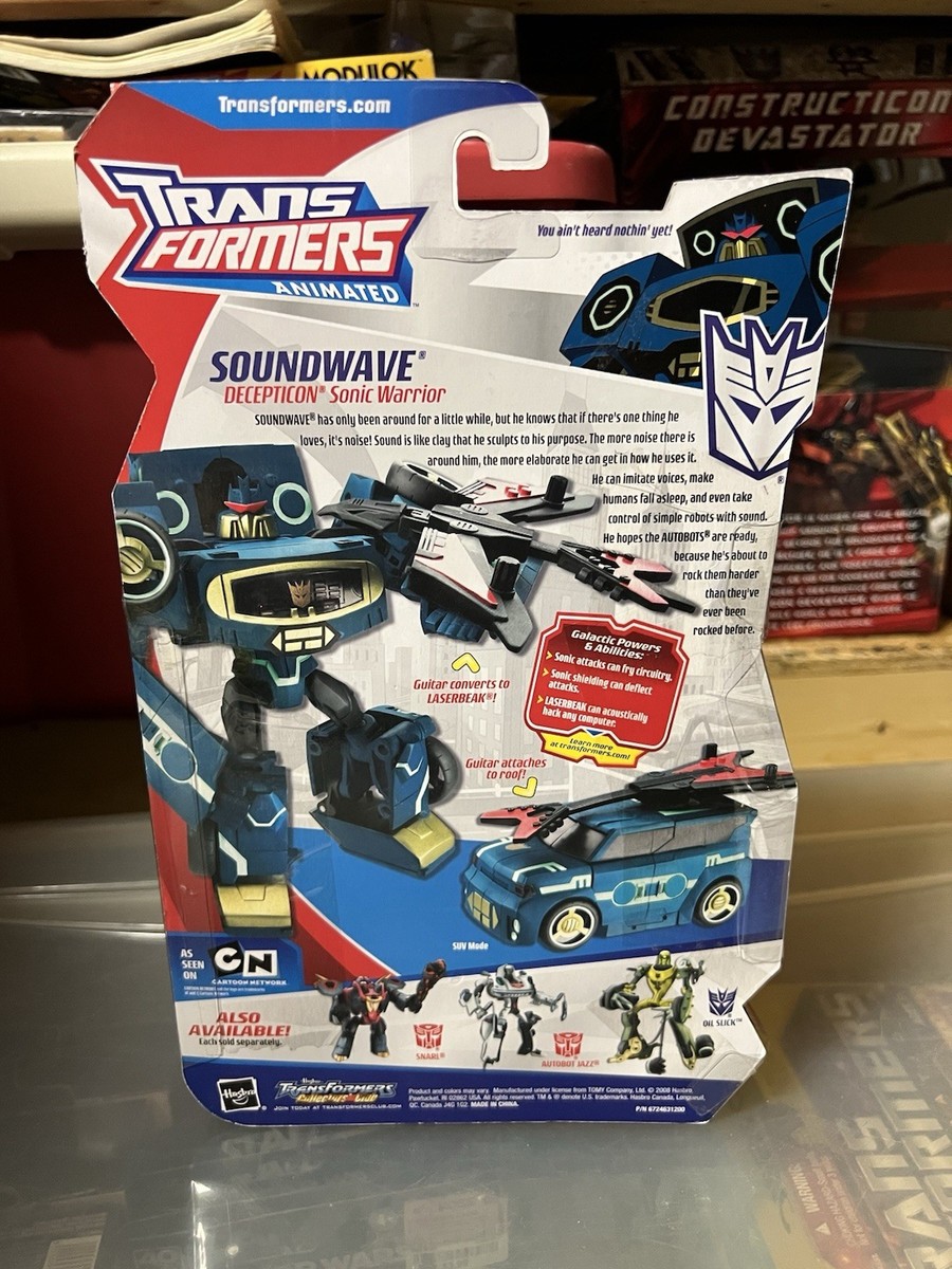 Transformers Animated Soundwave 輸入品 Hasbro Transformers Animated Deluxe Soundwave Action Figure