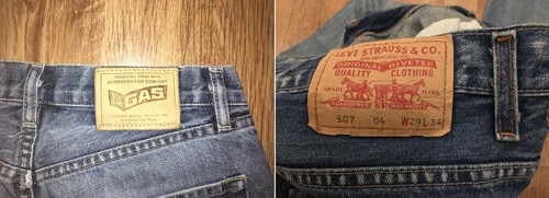 Jeans Gas e Levi uomo taglia US 29-30 - taglia EU 38-40 | eBay