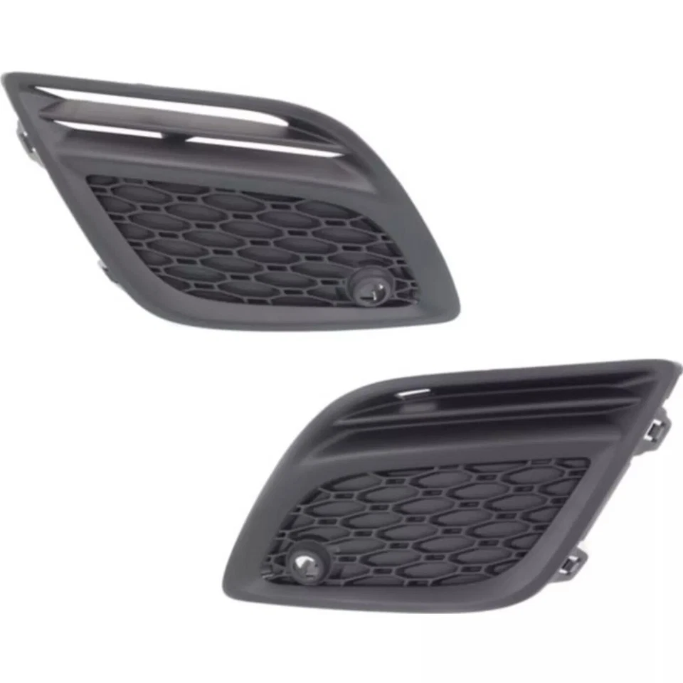 2 piezas parachoques delantero luz antiniebla cubierta rejilla bisel de ajuste para Volvo XC60 2011-2013 Foto 2 de 4