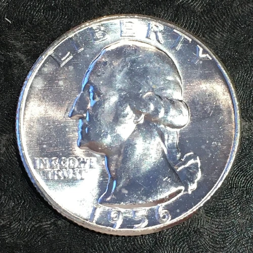 1956 Washington Quarter - Original Uncirculated - High Quality Scans #P591