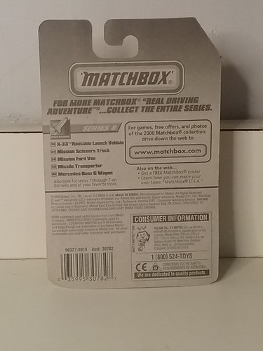 Matchbox Space Explorer (1999) rot Mercedes-Benz G Wagon Auto #40/100 NEU - Bild 2 von 2