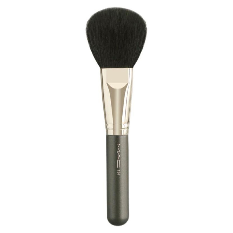 MAC 134 Large Powder Brush Natural Hair Face Brush Discontinued