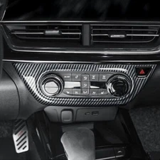 For Chevrolet Trax 2024-2025 Carbon Fiber AC Air Conditioner Button Panel Cover