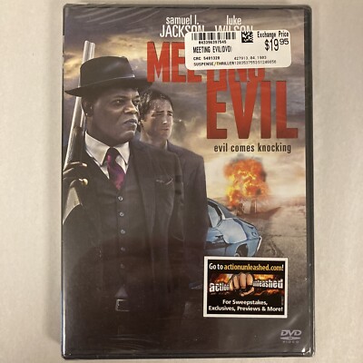 Meeting Evil (DVD, 2012) New- Samuel Jackson, Luke Wilson, Peyton List￼