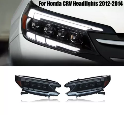 For Honda CR-V Headlamps 2012-2014 LED Projector LED DRL Replace OEM Halogen - Foto 17 di 17