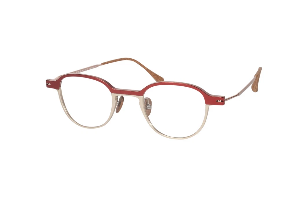 Brand New 2025 Louis Bleriot Titanium Eyeglasses LB 5116 Red G Authentic Rx