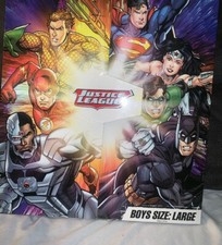 NEW Kids JUSTICE LEAGUE 12 Days Of Socks Size Large Shoe Size 3-10 Gift Set