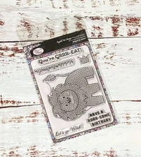 Craft BuddyUS CCST56: Craft Buddy Crystal Art KING OF THE JUNGLE A6 Stamp Set