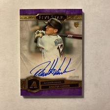 Daulton Varsho Auto RC #43/50 Purple Parallel 2021 Topps 5 Five Star Rookie Card