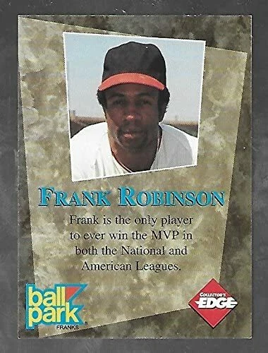 Autógrafo Frank Robinson 1995 Ball Park Franks Collector's Edge Foto 2 de 4