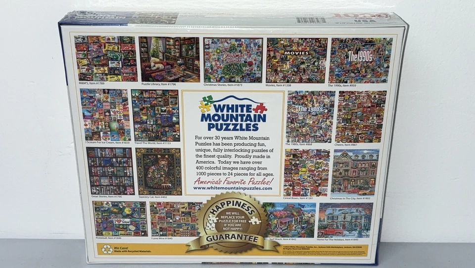 Rompecabezas White Mountain 1000 piezas puertas y ventanas 24" x 30" nuevo Foto 2 de 4
