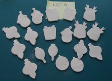 Bisque ceramics Lot #9 set of 19, ready to paint, Bits n pieces