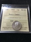 1965   ICCS  Graded Canadian,  ¢10  Cent, **MS-65 Heavy Cameo** # XAD 232