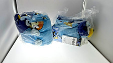 Mini Pillow Buddy Travel Throw  Bluey Plush Pillow Pet Sleep Time Lights Bundle