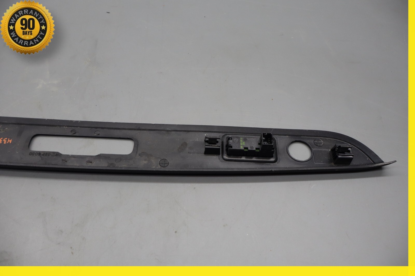 06-12 Bentley Continental Flying Spur Rear Trunk Lid Upper Trim Panel Black Oem