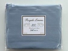 Royale Linens 300 Thread Count Sateen Sheet Set FULL 