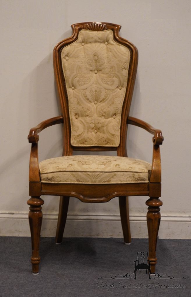 DREXEL HERITAGE Italian Neoclassical Tuscan Style Cane Back Dining