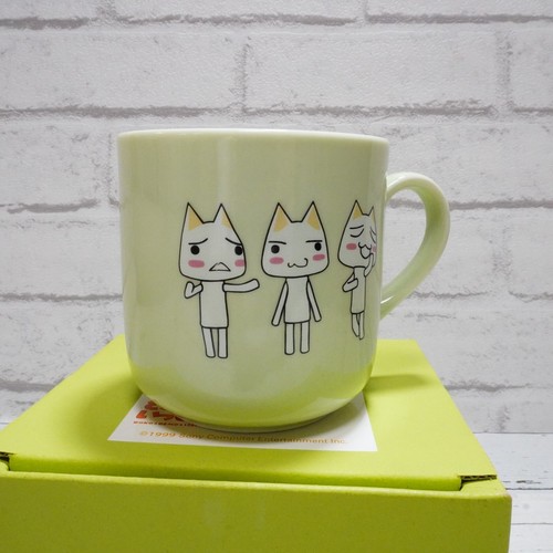 Doko Demo Issyo Toro Inoue small Mug cup & Spoon set green w/ Box 2.7" - Picture 3 of 21