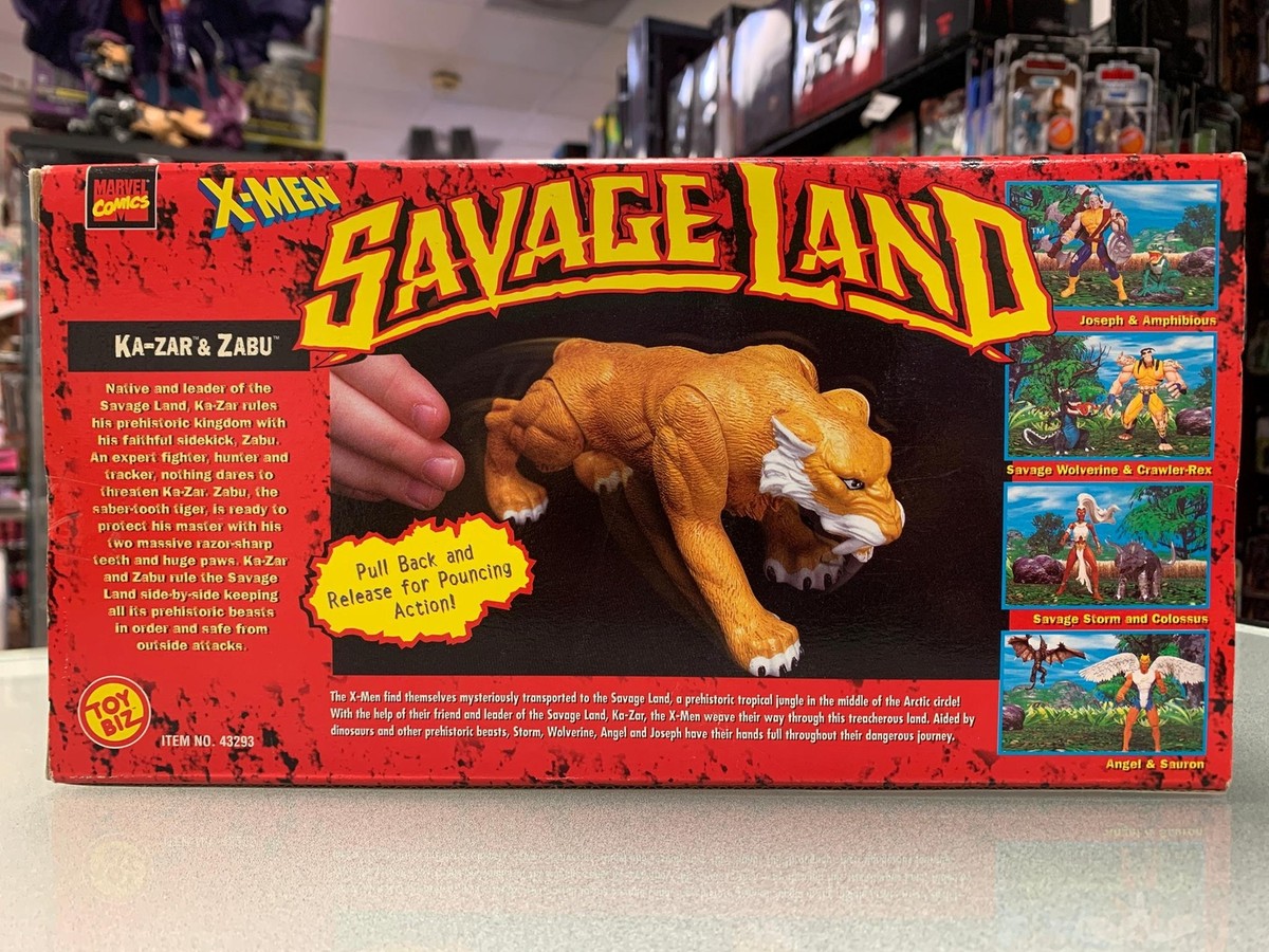 Ka-Zar & Zabu (Vintage X-Men Savage Land, Toybiz) Sealed | eBay