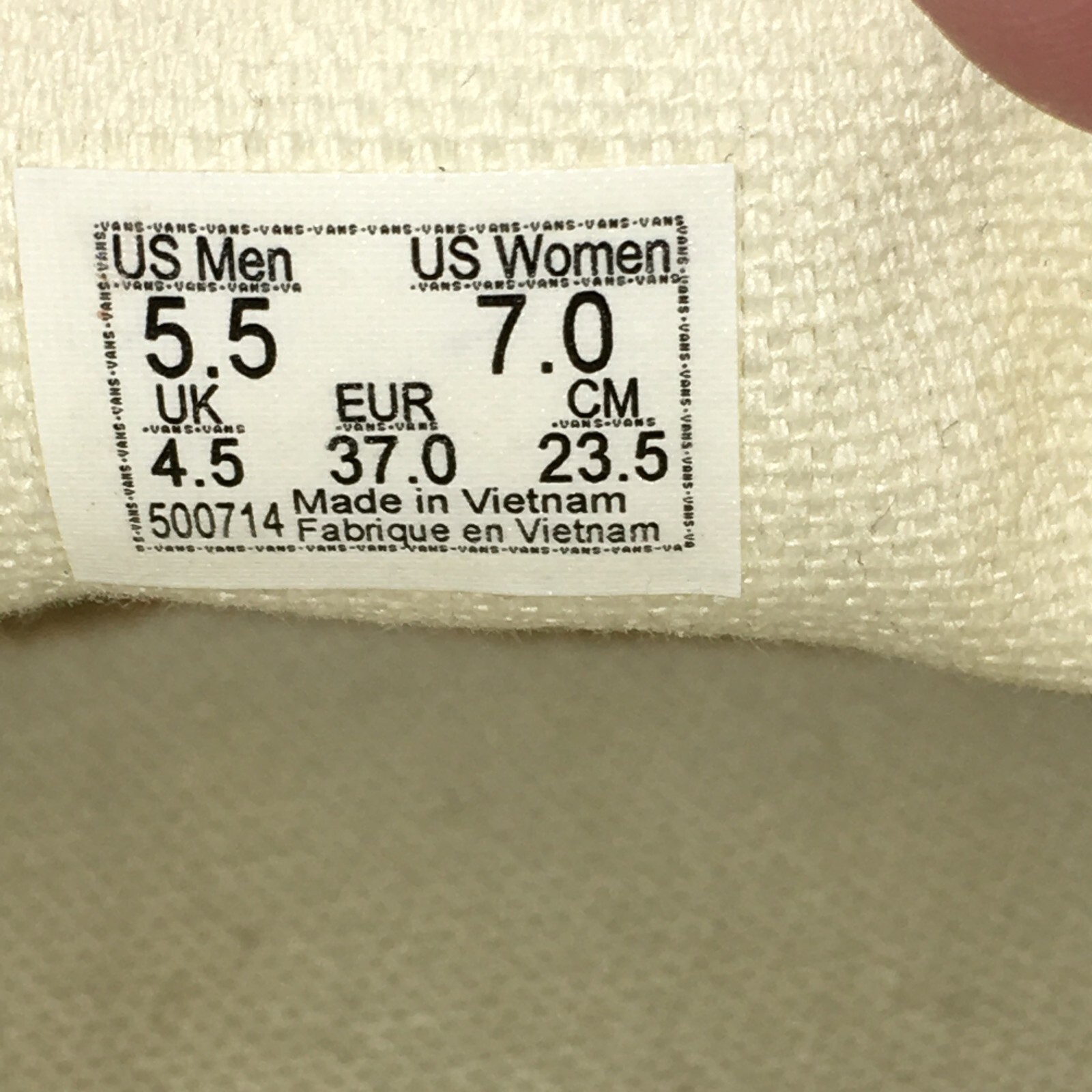 MEN'S 5.5 LADIES 7 VANS AUTHENTIC AURA SHIFT MULTI WHT LO LACE UP VN0A2Z5IWGQ