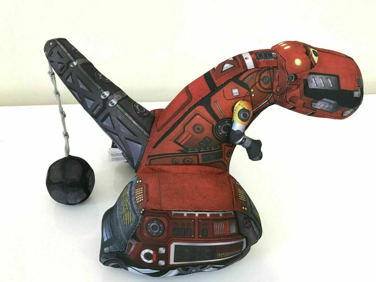 New DinoTrux Ty Rux T Rex Large Plush Dreamworks 13 inches Red Toy