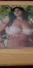 Sarah Shahi Glamour Shot autographed photo signed 8X10 sexy Person of Interest