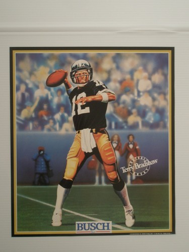 PITTSBURGH STEELERS Poster CHOICE Lambert SCHEDULE Bradshaw Harris Beer ORIGINAL - Picture 10 of 29