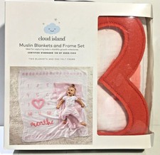 cloud island month blanket