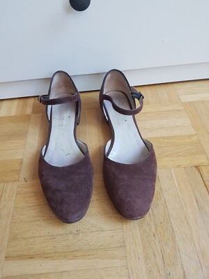 Flach Mary Jane Sandalen Echtleder dorsay d'orsay flach Absatz Pumps