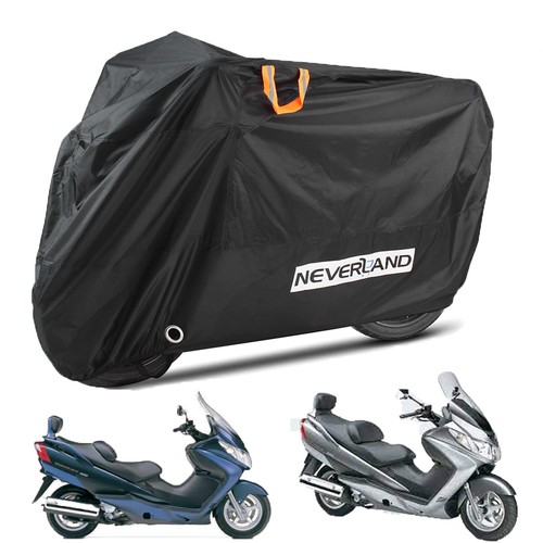 XL Motorcycle Cover Waterproof Outdoor Snow Dust For Suzuki Burgman 650 400 250 - Picture 2 of 12