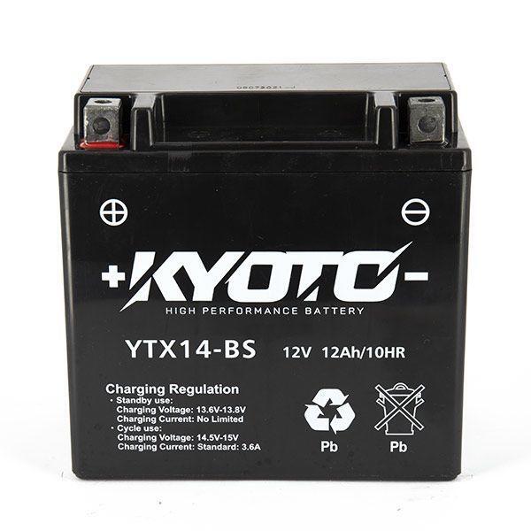Batterie Kyoto YTX14-BS Sla Agm Aprilia Rsv 1000 1998 1999 2000-image