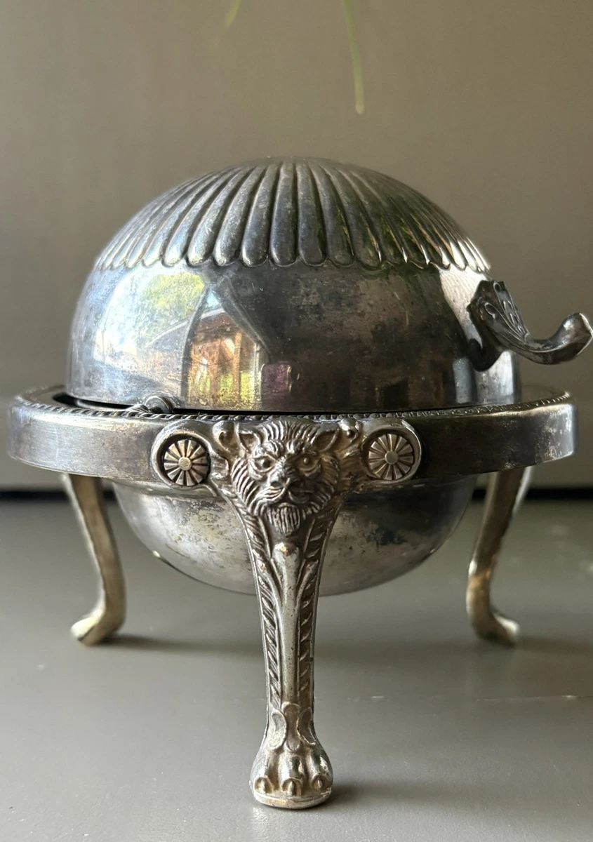米国老舗 F.B. Rogersのライオン足とライナー付 バターディッシュ Lion Antique US Silver-Plated Butter Dishes for sale | eBay