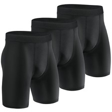 3 Pack Men's Compression Shorts Quick Dry Athletic Performance Wear