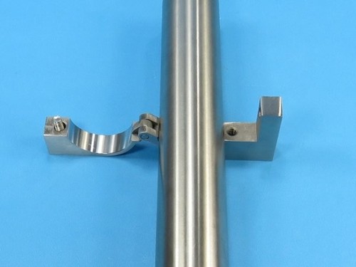 Edelstahl Rohrschelle Ø 42,4 mm Scharnier Klappbar VA Gelenk Bügelschelle Halter - Bild 5 von 5