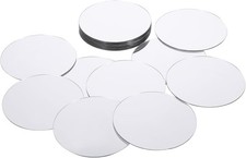 20 Mini Acrylic Round Mirror Tiles, 3in Adhesive, DIY Crafts  Decor