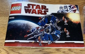 LEGO 8086 Star Wars Droid Tri-Fighter Complete in Box Manual Mini Figures EXc