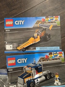 My Lego Town/City 60151 Dragster Transporter, 100% complete