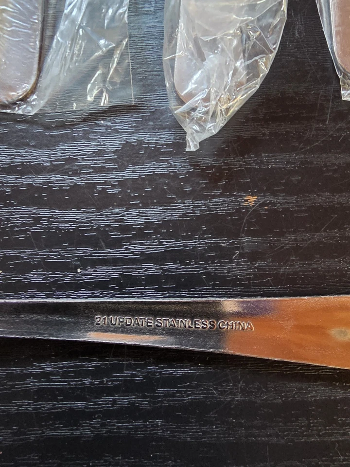 Lote De 51 HORQUILLAS DE CENA Inoxidable - 21 ACTUALIZACIÓN ACERO INOXIDABLE CHINA Nuevo Foto 3 de 4