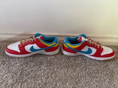 Nike Dunk Low QS LeBron James Fruity Pebbles - Habanero red/laser