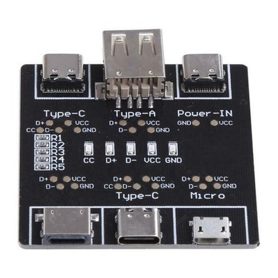 DT3 USB Data Cable Tester Fast Detecter Tool PCB Board For iPhone Micro Type C f
