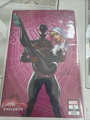 #ad #ad AMAZING SPIDER MAN #2 J SCOTT CAMPBELL NYCC EXCLUSIVE VARIANT NM MARVEL COMICS $135.00