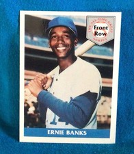 Ernie Banks Promo Baseball Card 1992 Front Row #1 Chicago Cubs