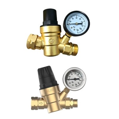 Brass Water Pressure Reducing Valves With 0.1-7.5MPa Range & Threaded Connection