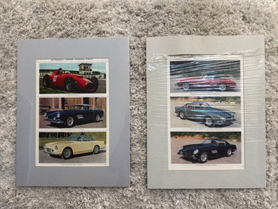 1957 and 1958 FERRARIS at Automobili Ferrari Moderna (Italy) - 2x Mat Art Prints