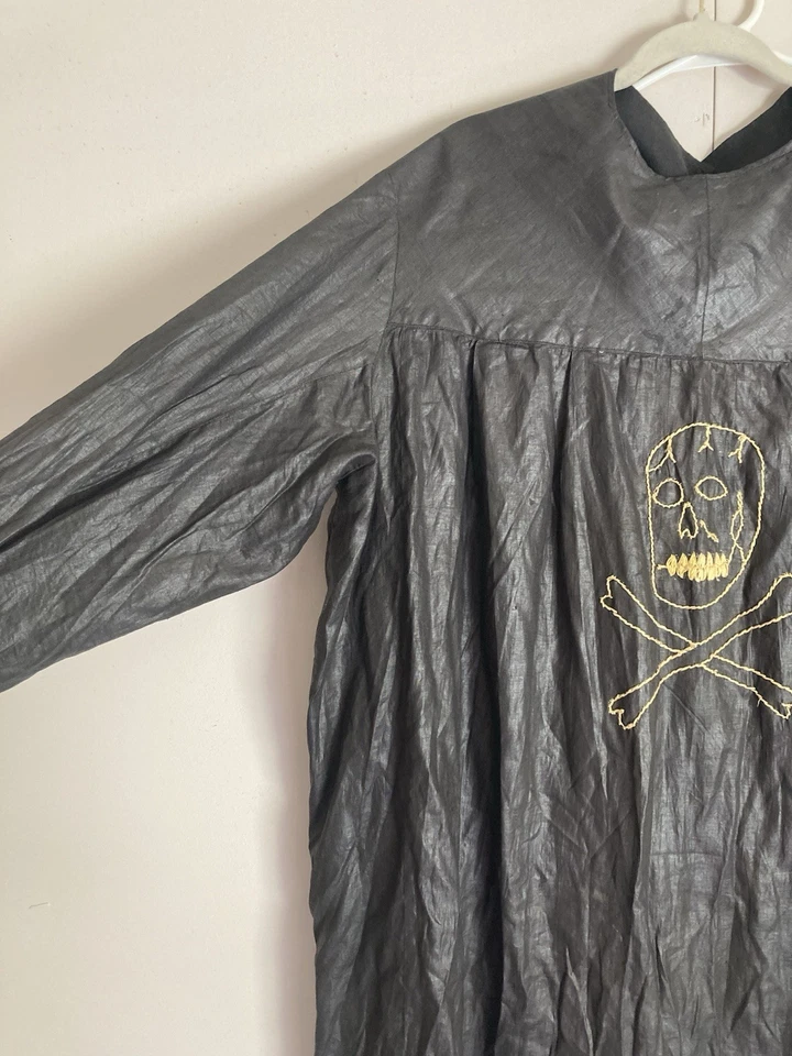 Старинный редкий странный стипендиальный церемониальный халат с черепом и скрещенными костями *ЧИТАЙТЕ* - Изображение 3 из 4