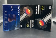 Vintage SONY HI FI Normal BIAS 60 Minutes Blank Cassette Plus 2 Others