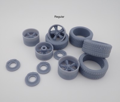 Torq Thrust Wheels 2 versions 1/24 1/25 3D PRINTED